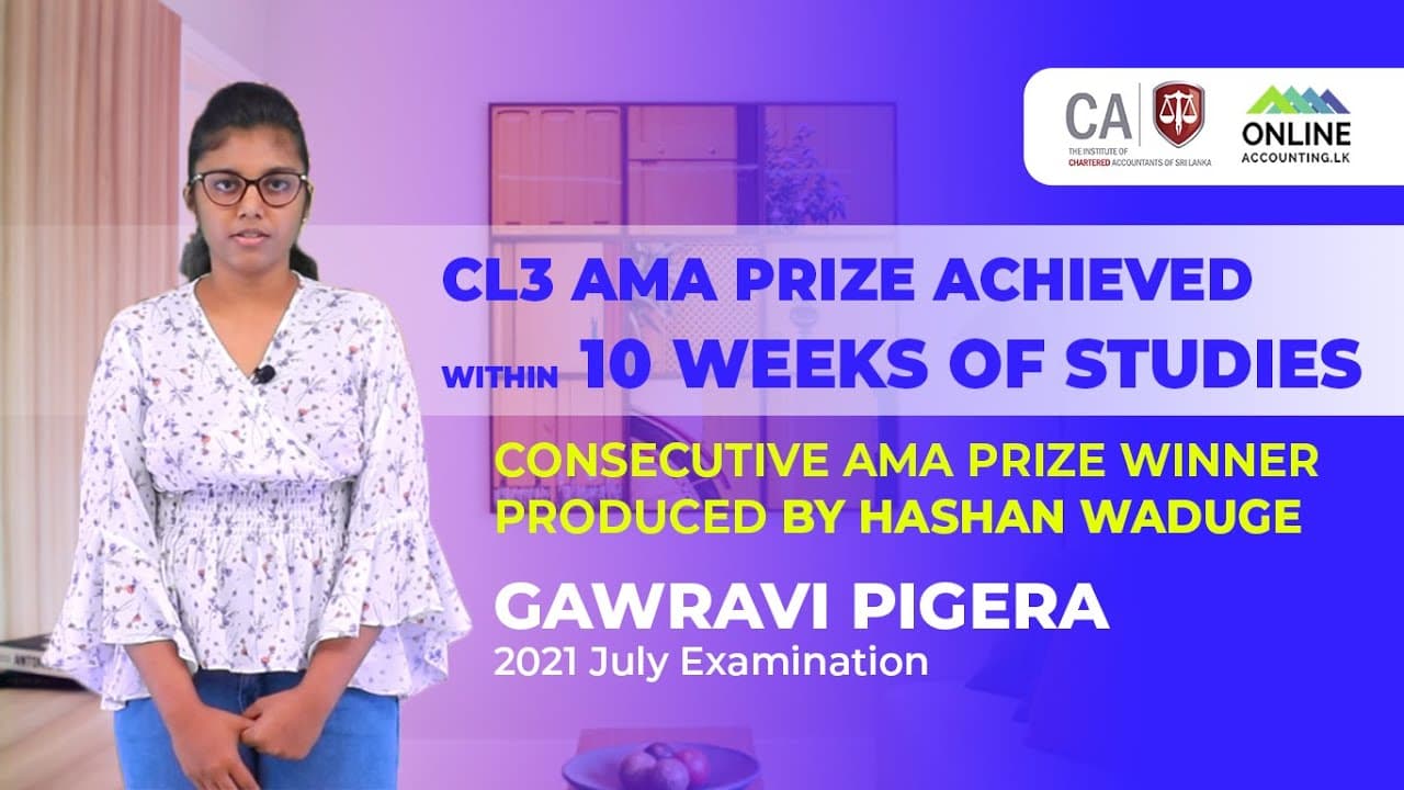 Gawravi Pigera - Advanced Management Accounting Prize Winner video thumbnail